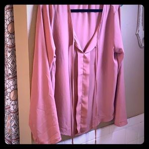 Rose colored blouse
